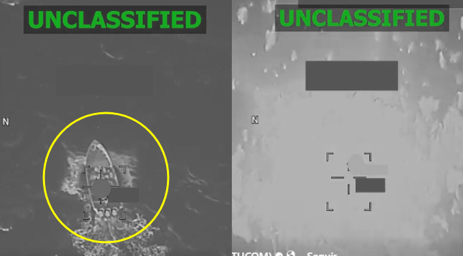 EEUU asegura que mató a tres personas en otro ataque a presuntas narcolanchas