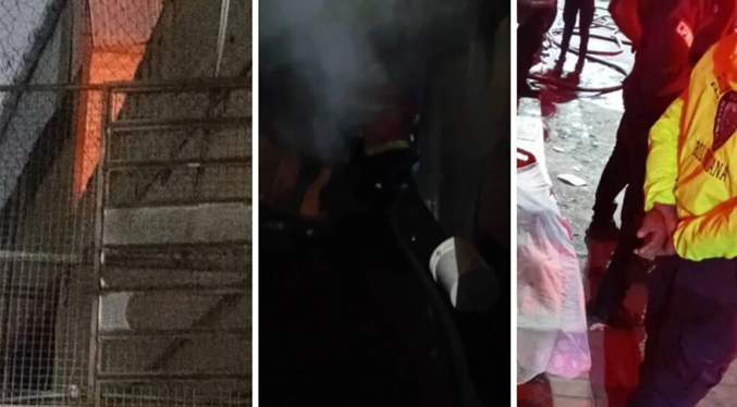 Fallece una persona durante el incendio de una vivienda en Petare