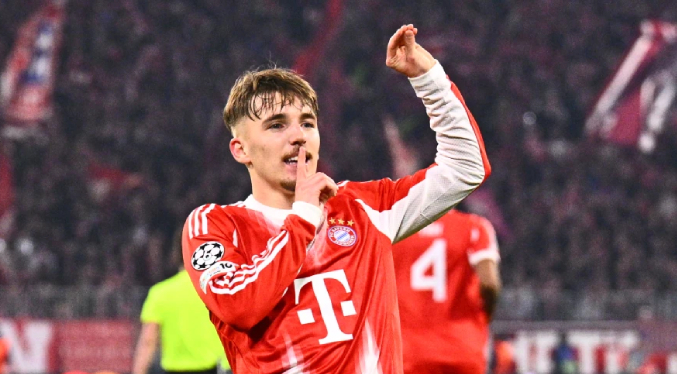 Bayern descarta a Lennart Karl para el partido contra el Real Madrid por lesión muscular