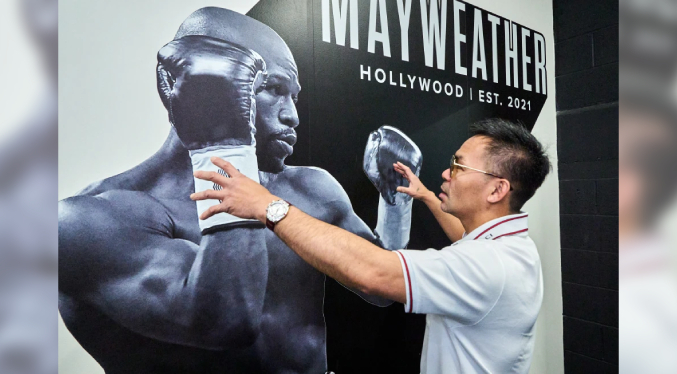 Pacquiao se hace cargo del antiguo gimnasio de Mayweather en medio de tensión por revancha