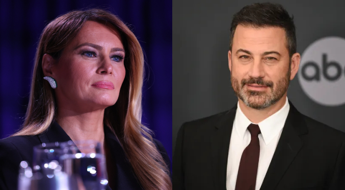 Melania Trump acusa al presentador Jimmy Kimmel de “sembrar odio”