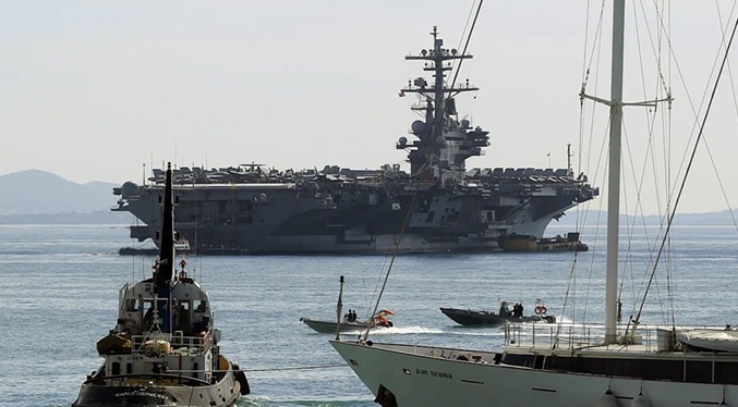 Otro portaviones de EEUU llega a Oriente Medio cerca de Irán