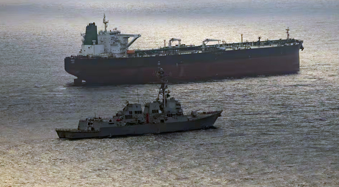 EEUU intercepta otro petrolero iraní en medio de bloqueo marítimo contra Teherán
