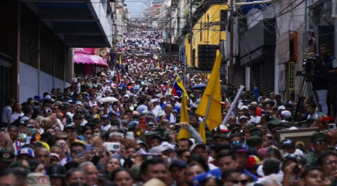 Movilización por la paz y el cese de sanciones recorre varios estados del país