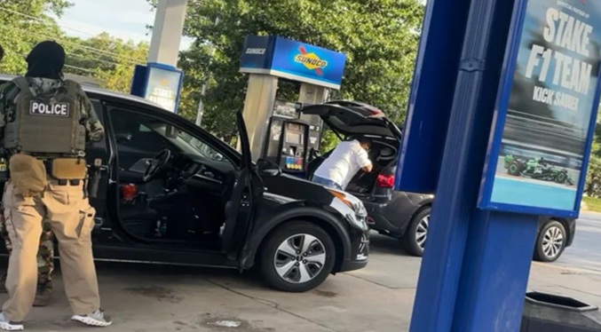 Un hombre en California es arrestado tras exigir 55 dólares de gasolina y negarse a pagar