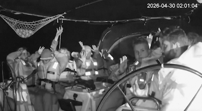 Israel intercepta flotilla de ayuda a Gaza cerca de Creta y detiene a los tripulantes