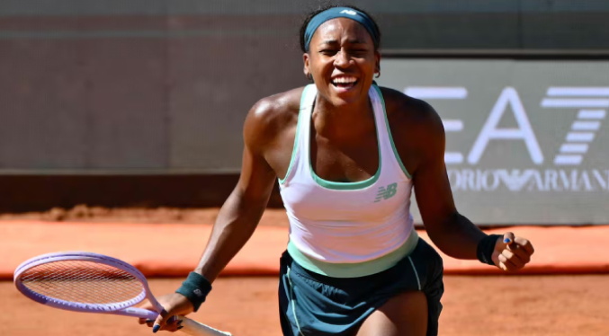 Coco Gauff disputará la final en Roma por segundo año consecutivo