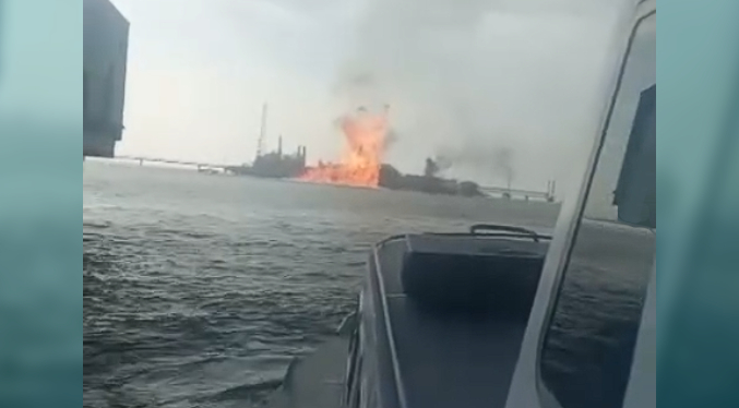 Primer reporte indica que cuatro operadores resultan heridos por incendio en planta Lamargas