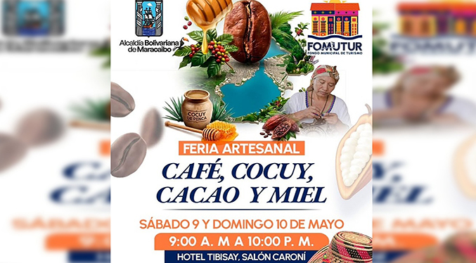 Alcaldía de Maracaibo invita la I Feria Artesanal de Café, Cocuy, Cacao y Miel