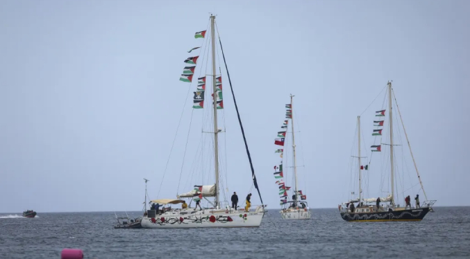 Israel confirma la intercepción de una nueva flotilla para Gaza