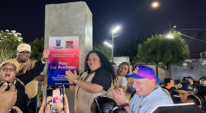 Alcaldía de Maracaibo entrega rehabilitada la plaza Los Aceitunos a la comunidad de Raúl Leoni