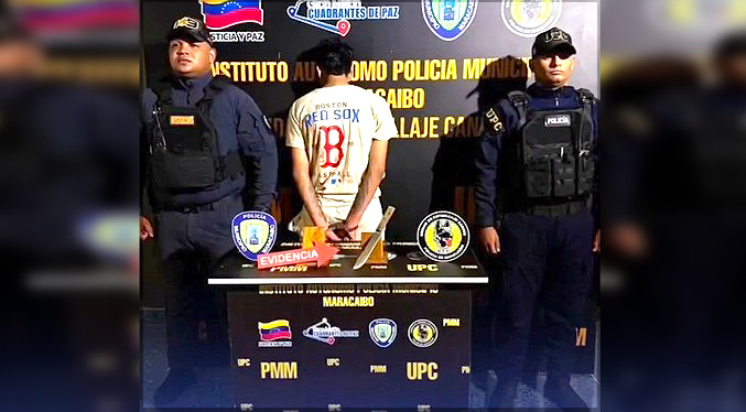 Es aprehendido por agresión con arma blanca en la urbanización San Jacinto