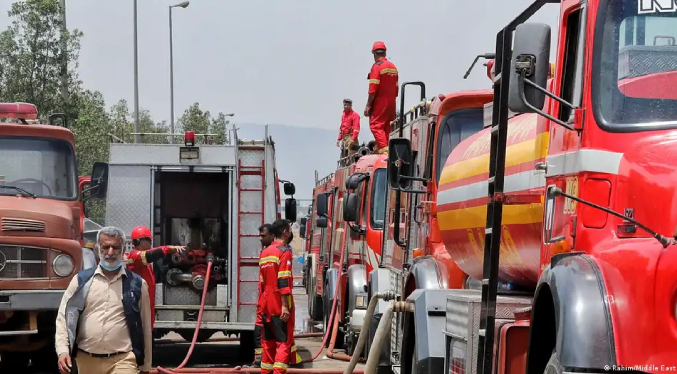 Ocho muertos y decenas de heridos por incendio en Irán
