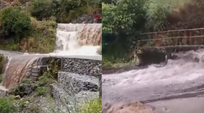 Registran inundaciones y aumento de caudales en Trujillo y Mérida por precipitaciones