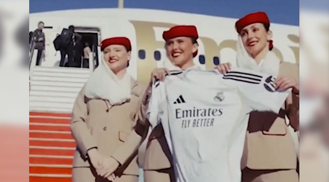 Emirates seguirá siendo patrocinador principal del Real Madrid hasta 2031