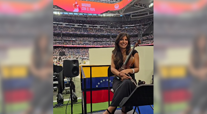 Ivette Gómez representa al Zulia en el concierto al papa León XIV de este 8-Jun en Madrid