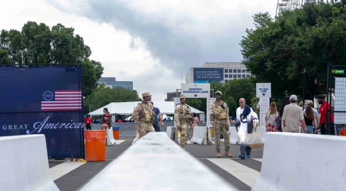 Celebraciones por el 250 aniversario de EEUU plantean grandes desafíos de seguridad en Washington