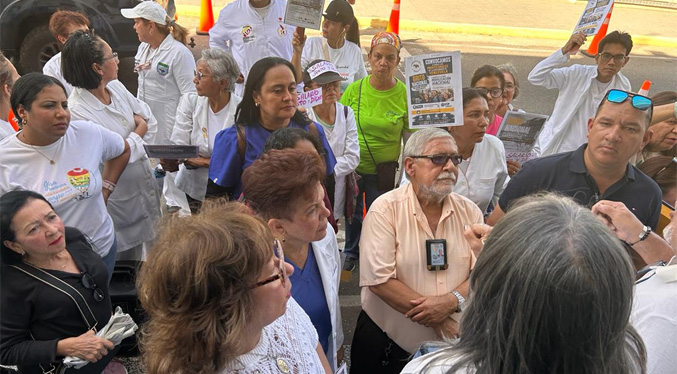 Intergremial sindical de salud protesta en Zulia