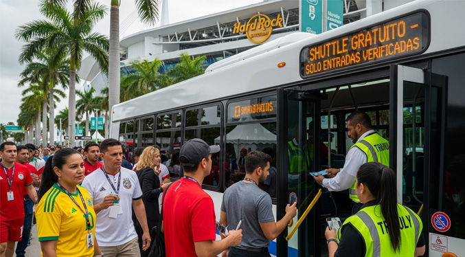 Miami extiende horarios de transporte y ofrece rutas gratuitas para el Mundial