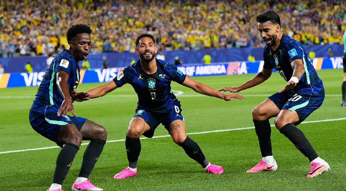 Matheus Cunha y Vinicius ponen a bailar a Brasil en goleada 3-0 ante Haití en el Mundial