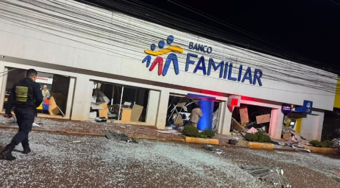 Comando armado asalta simultáneamente tres bancos y una casa de cambio en Paraguay