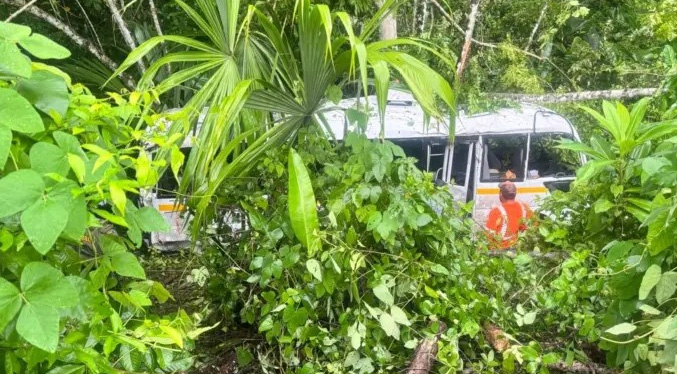 Fallece un venezolano en accidente de un autobús que llevaba diez migrantes en Panamá