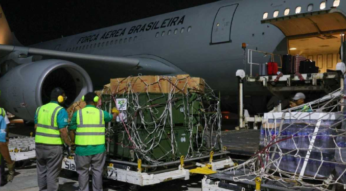 Arriban a Venezuela 15 toneladas de ayuda humanitaria de Brasil