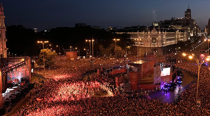 Cibeles se vistió de fiesta y Madrid estalló en un abrazo por el título mundial