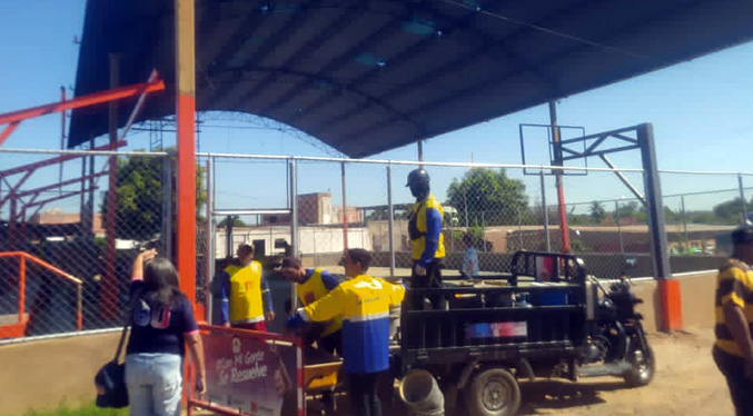 Alcaldía de Maracaibo avanza en el rescate de otras tres canchas deportivas de usos múltiples