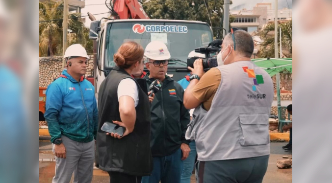 Restituyen el 96 % del servicio eléctrico en el estado La Guaira