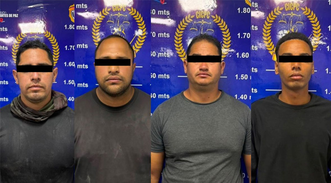 Detienen a cuatro funcionarios del CICPC por apropiarse de dinero hallado entre escombros
