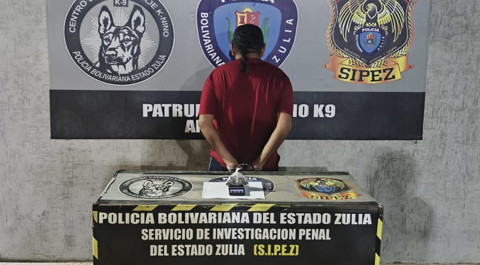 CPK- Cpbez apresa a un hombre con presunta marihuana en Maracaibo