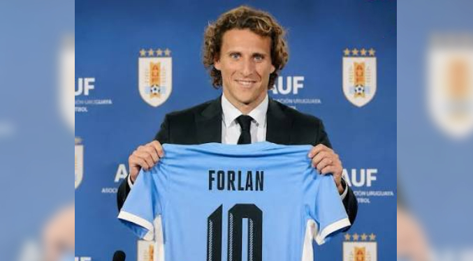 Diego Forlán asume como nuevo seleccionador de Uruguay