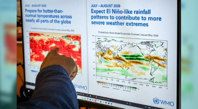 La ONU prevé que El Niño se intensifique con fenómenos extremos