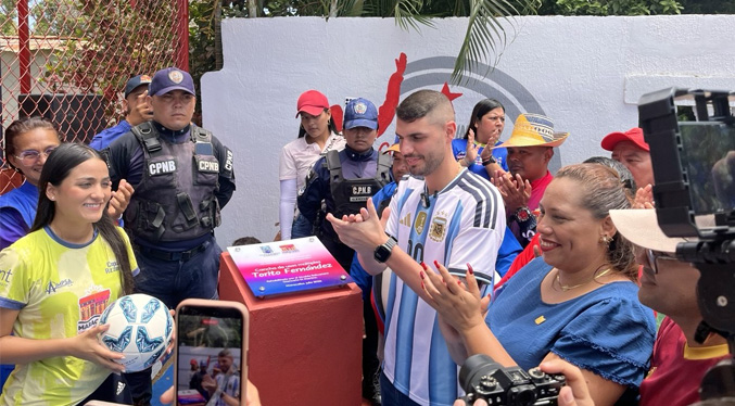 Alcaldía recupera cancha de usos múltiples y brinda jornada integral en «Torito Fernández»