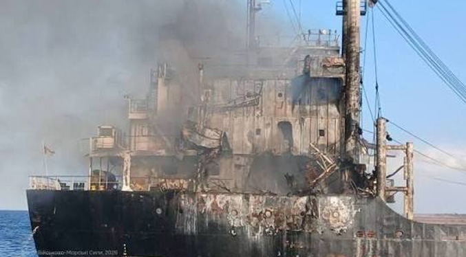 Ucrania dice haber atacado otros 13 barcos mercantes vinculados a Rusia en 48 horas