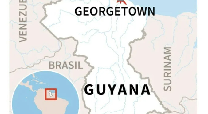 Al menos 67 sobrevivientes, dos muertos y un número poco confiable de desaparecidos en un naufragio en Guyana