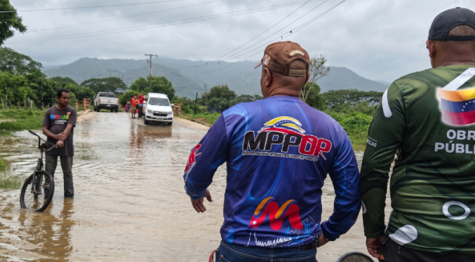Aguaceros provocan anegaciones y crecidas de ríos en varios municipios de Yaracuy