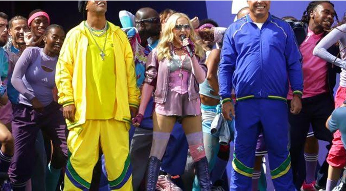 Madonna, Shakira, BTS y Justin Bieber encienden el descanso al estilo Super Bowl