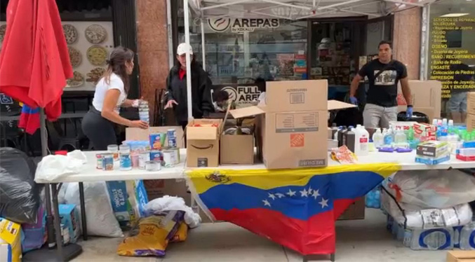 Comunidad latina de Nueva York se moviliza para ayudar a los damnificados en Venezuela
