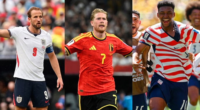 Bélgica, Inglaterra y EEUU inscribieron sus nombres en los octavos de final