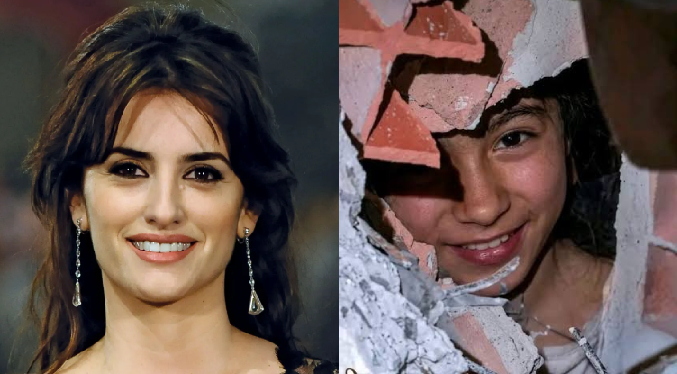 Penélope Cruz envía emotivo mensaje a Fabiana, la niña rescatada en La Guaira