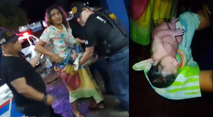 Polimaracaibo asiste parto de emergencia en San Jacinto traslada con éxito a recién nacida