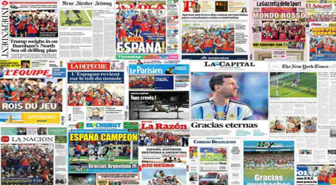 Prensa mundial se rinde a España, la mejor selección del siglo XXI