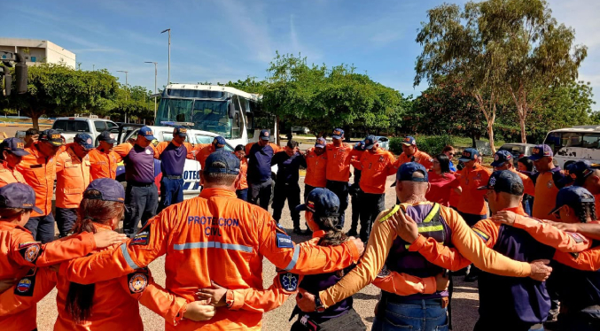 PC Zulia despliega quinta avanzada de especialistas en búsqueda y rescate a zonas devastadas