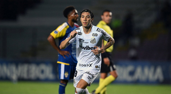 1-4. Santos golea en Venezuela y saca ventaja en su serie de repesca de la Sudamericana