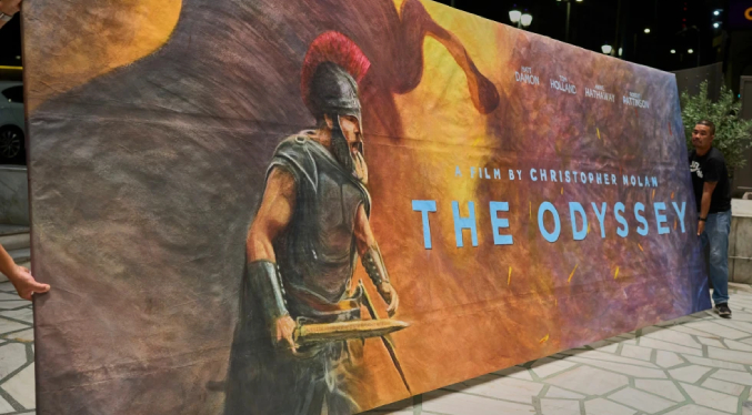“The Odyssey” de Nolan arrasa en taquilla con debut mundial de $264,1 millones