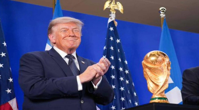 Trump llega a la final del Mundial: «Es difícil apostar contra Messi»