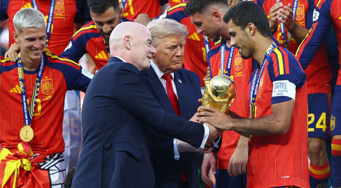 Trump: No hay tensiones con España tras victoria de ‘La roja’