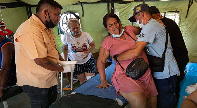 Médicos españoles tratan las heridas no cerradas del doble terremoto de Venezuela